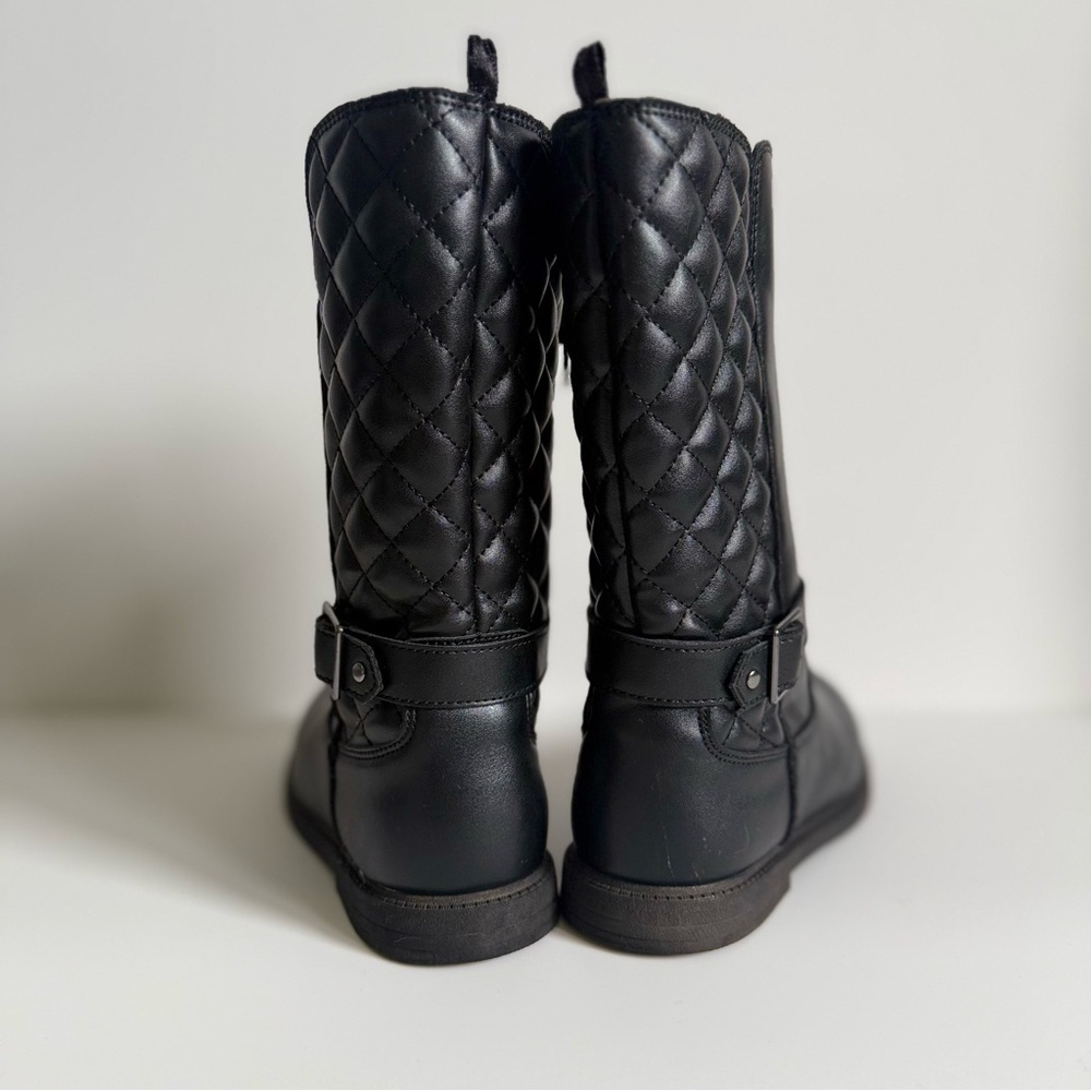 Girls Black Riding Boots - Picture 2 of 9